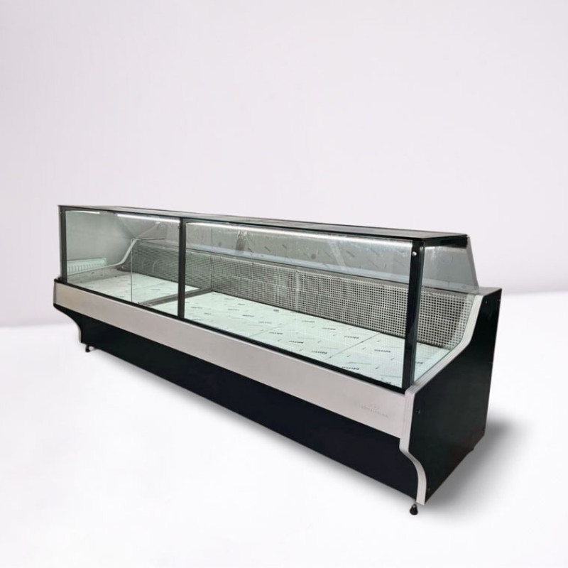 Özel Üretim Şarküteri Dolabı 300x120x125 Ebatlarında - Beyaz Renk