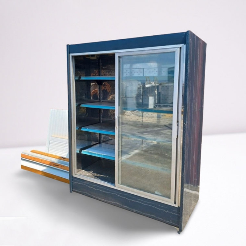 Sütlük Dolabı 170x80x220 Ebatlarında Antrasit Gri Renk