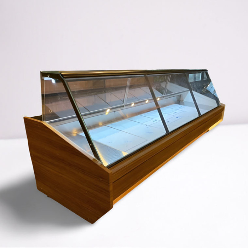 Özel Üretim Şarküteri Dolabı Mobilya Desenli 300X120X125 - Madrid 